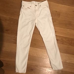 ACNE STUDIOS white skinny jeans